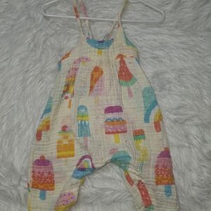 Colorful Ice Cream Print Baby Romper Angel Dear